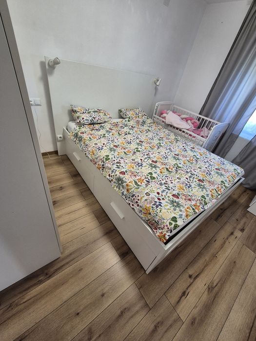 Cadru Pat ikea cu 4 sertare 160×200