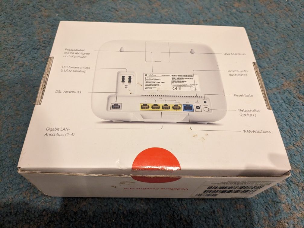Vodafone EasyBox 804 router WLAN, DSL&VDSL