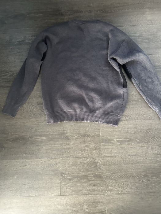 Pulover Gri si Negru