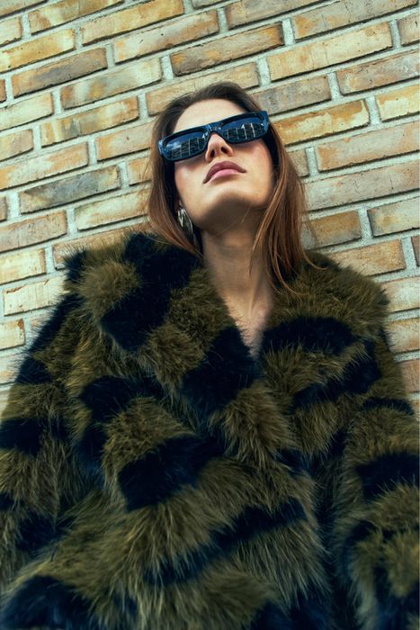 Пухено дамско палто CPH Muse