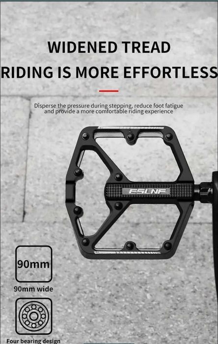 Pedale bicicleta Westbiking 3 rulmenti late platforma Downhill mtb bik