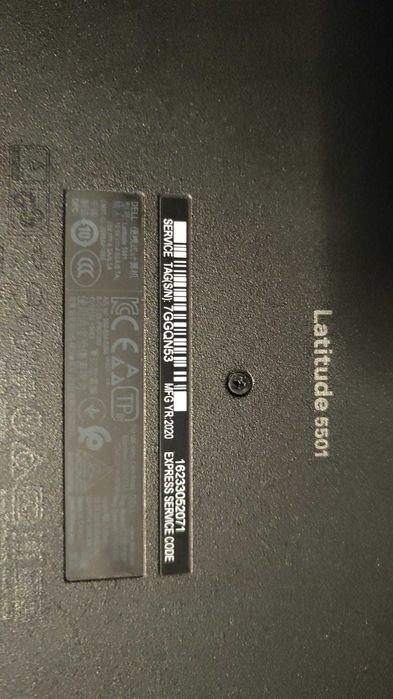 Laptop business Dell Lattitude 5501