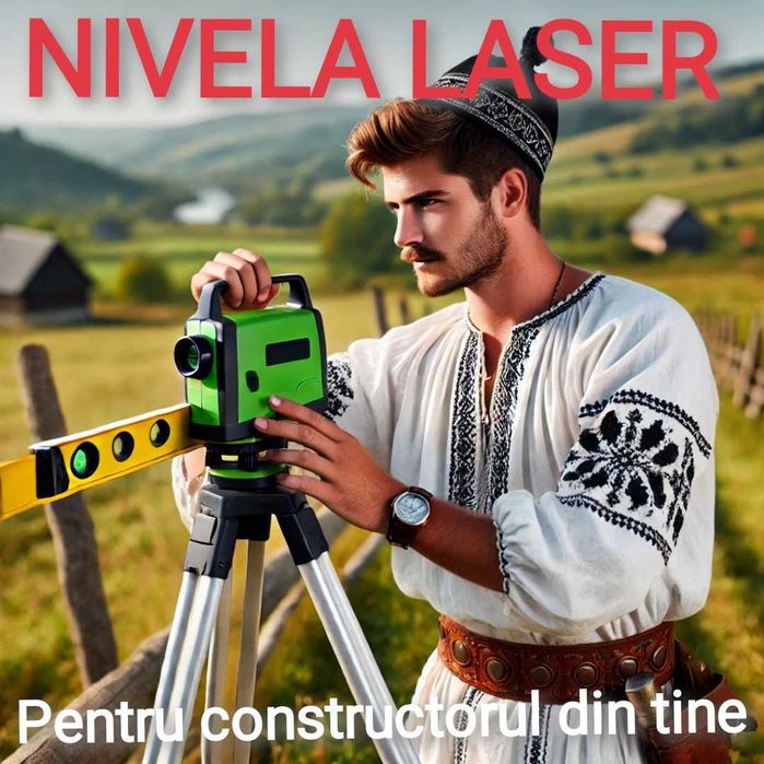 Nivela laser verde 12/16 linii, 360, autonivelare 5 modele