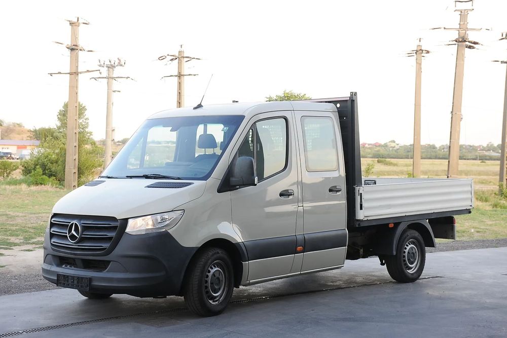 Mercedes-Benz Sprinter 316 Cabina dubla Doka 6 locuri 2018 2.2CDi 163 CP E6 Clima Navi cat. B