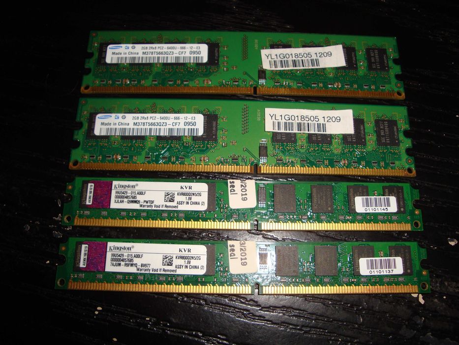 Memorii Ram DDR2 Samsung Kingston 8GB PC2 6400 800 Mhz 4x 2GB