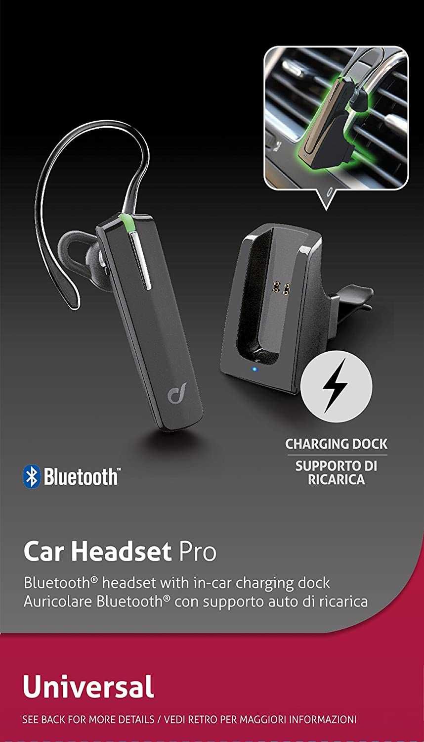 Bluetooth хендс фри Cellularline Car Headset Pro