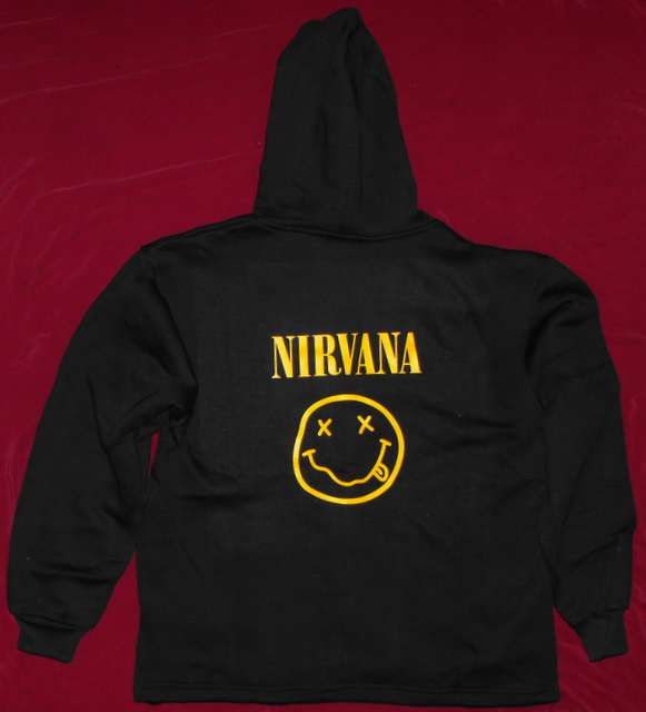 Hanorac Nirvana - Smiley cu sau fara fermoar,toate marimile