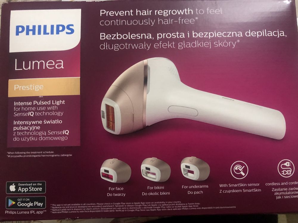 Epilator IPL Philips Lumea Prestige