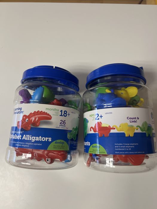 Set 2 Jocuri educative Learning Resources Litere/Cifre