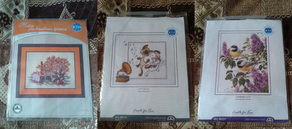 Продам новые наборы для вышивания крестом фирмы RTO