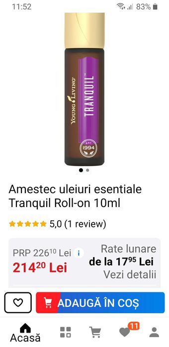 Ulei esential lavandă, relaxare fabricat in SUA