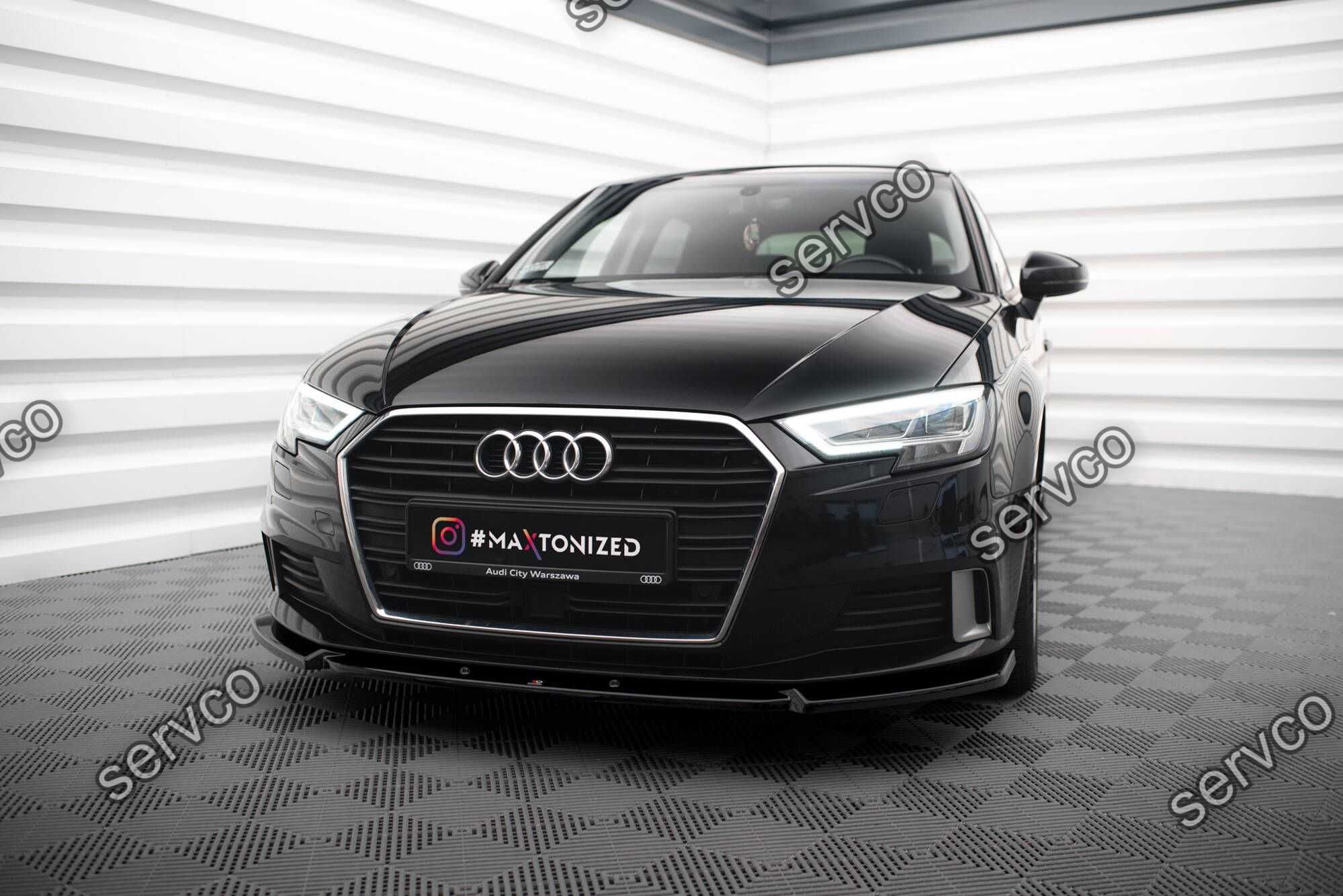 Prelungire bara fata Audi A3 Sportback 8V 2016-2020 v22 Maxton Design