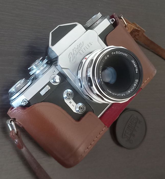 Aparat foto film Edixa Reflex _ colecție, vintage camera IMPECABIL