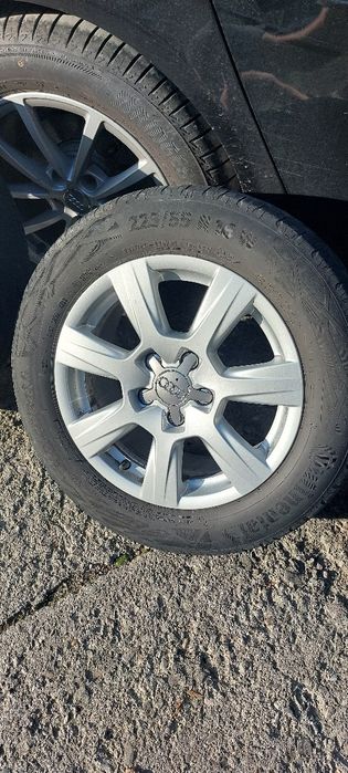 Jante Audi a4 b8 cu tot cu cauciucuri de vara Continental