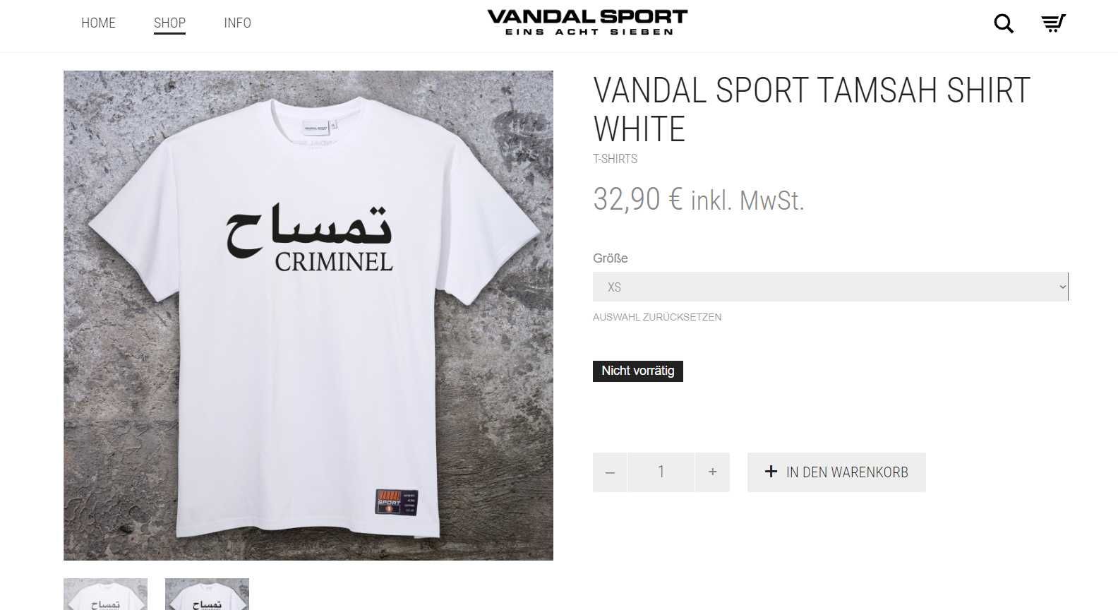 Tricou Vandal Sport - Criminel