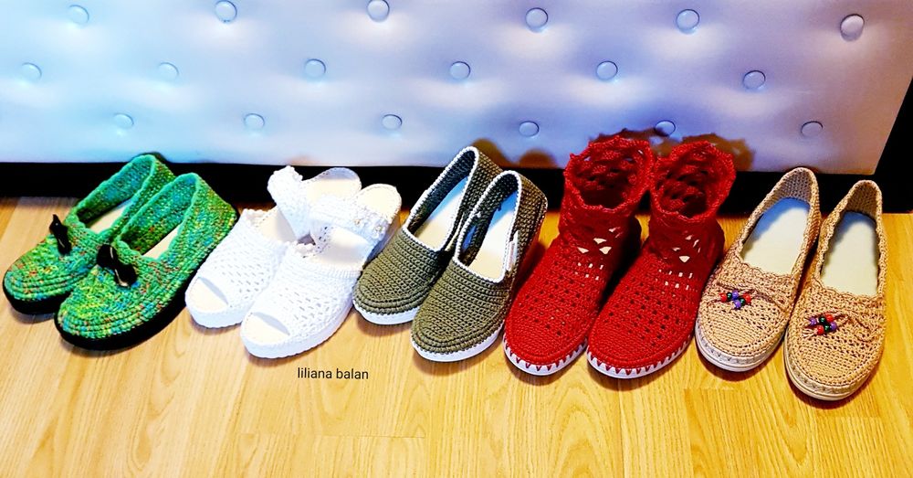 Incaltaminte   lucrata manual