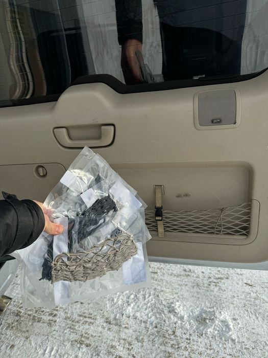 Сетка на крышу багажника Toyota Prado 120 gx470