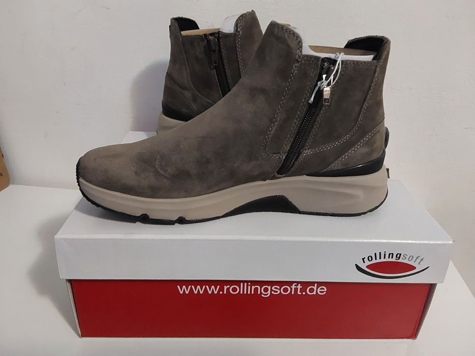 Ghete dama piele naturala rolingsoft nr 40