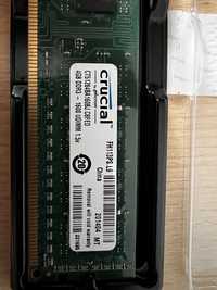 Memorie RAM DDR3  1600mhz Crucial