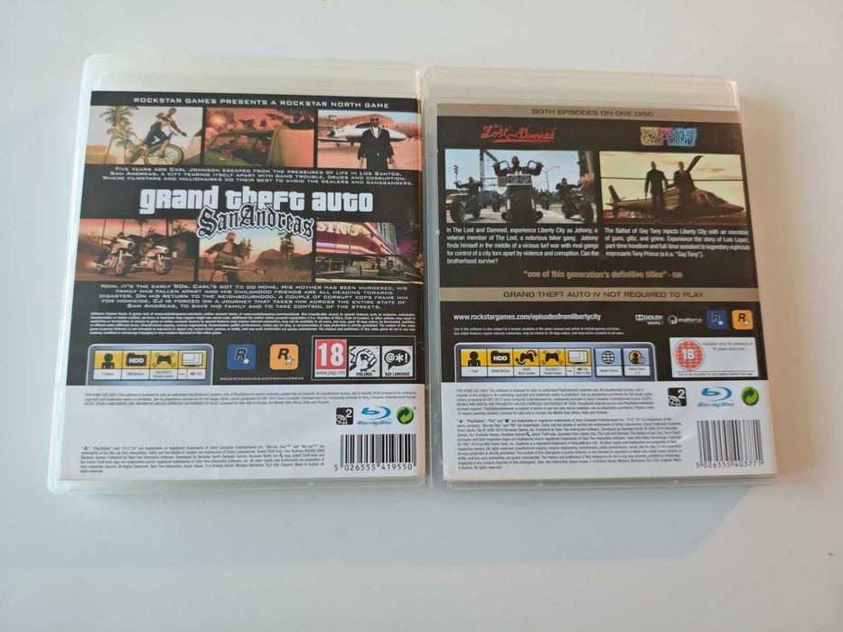 Grand Theft Auto San Andreas + GTA Episodes from Liberty City PS3
