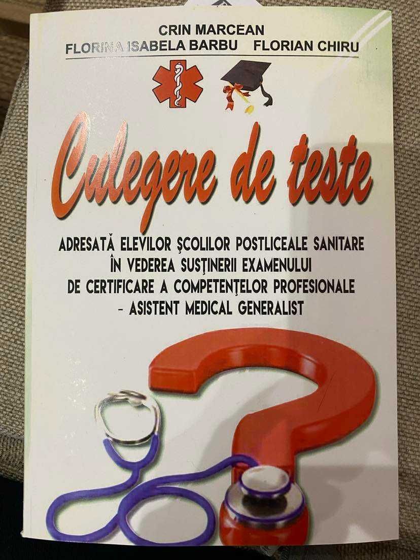 Tratat de ingrijiri medicale vol 1, 2,3 +Culegere de teste C. Marcean