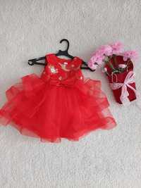 Официална бебешка рокля 12-18м