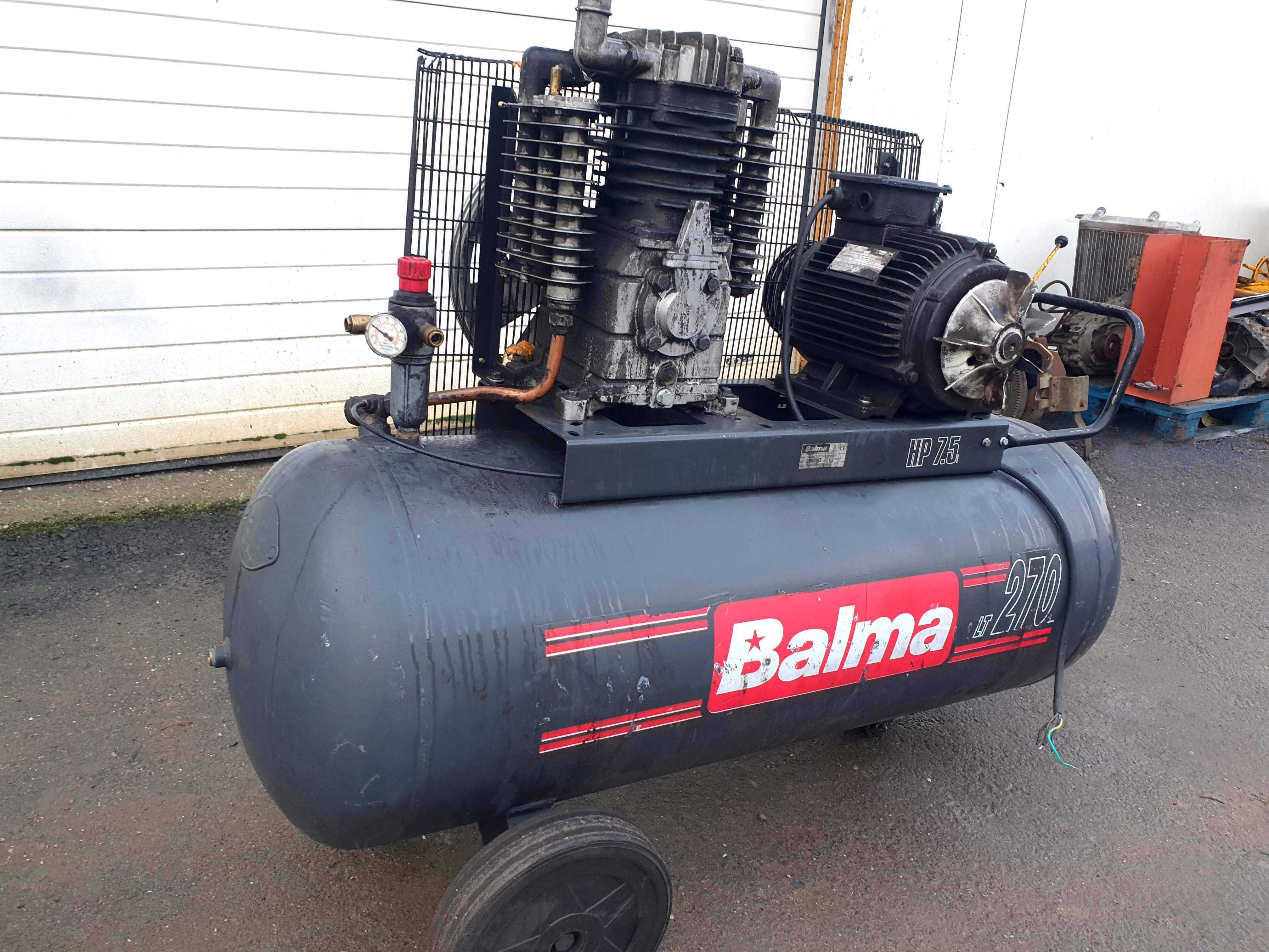 Compresor aer defect, compresoare BALMA  270 litrii