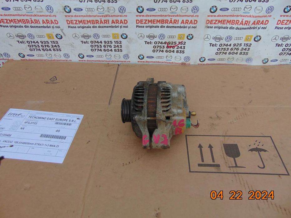 Alternator Suzuki Vitara 1.6 2005-2012 2.0 benzina grand vitara 2 swift sx4 cod j10