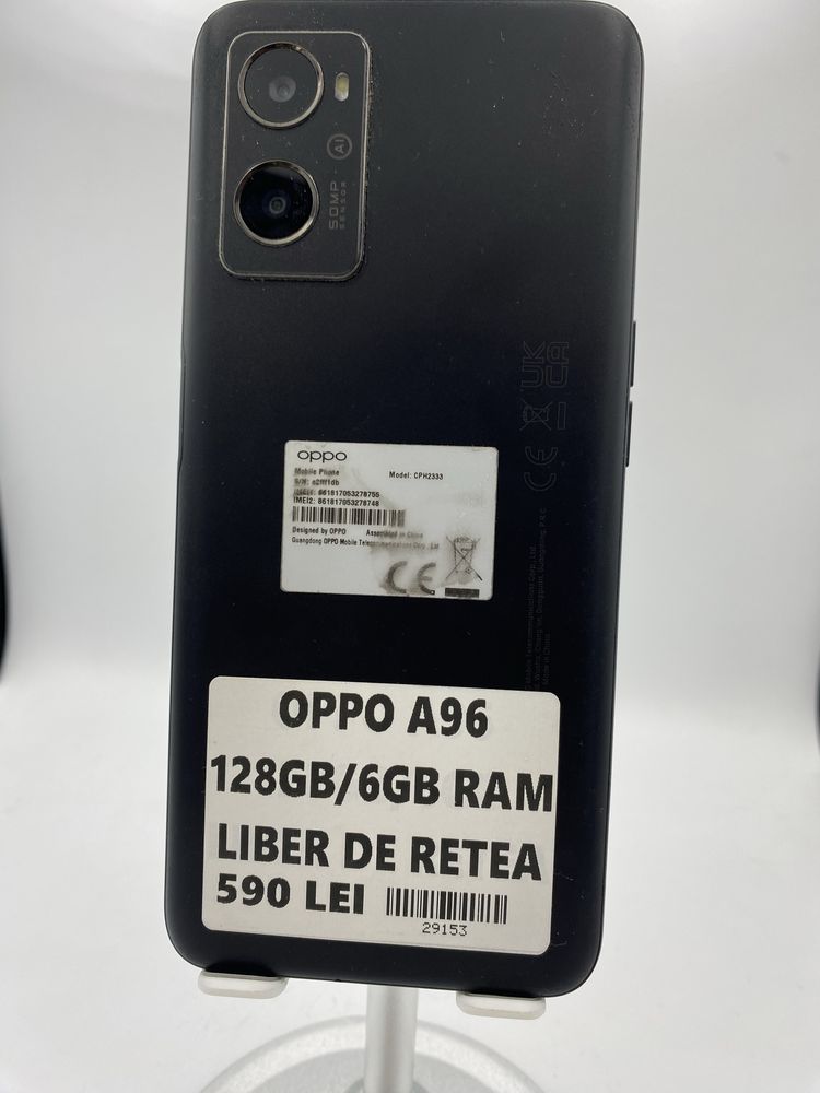 OPPO A96 128GB/6GB RAM #29153