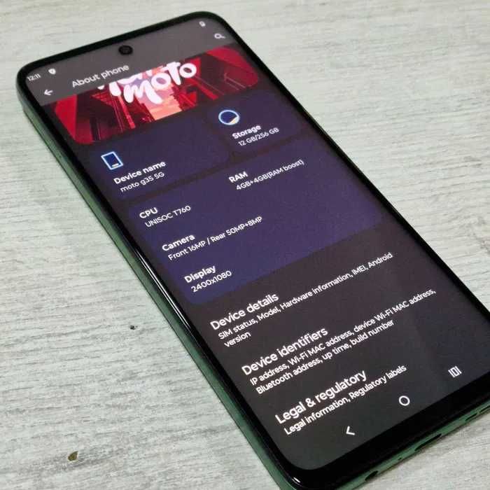 Motorola Moto G35 5G 256GB 8GB RAM Dual