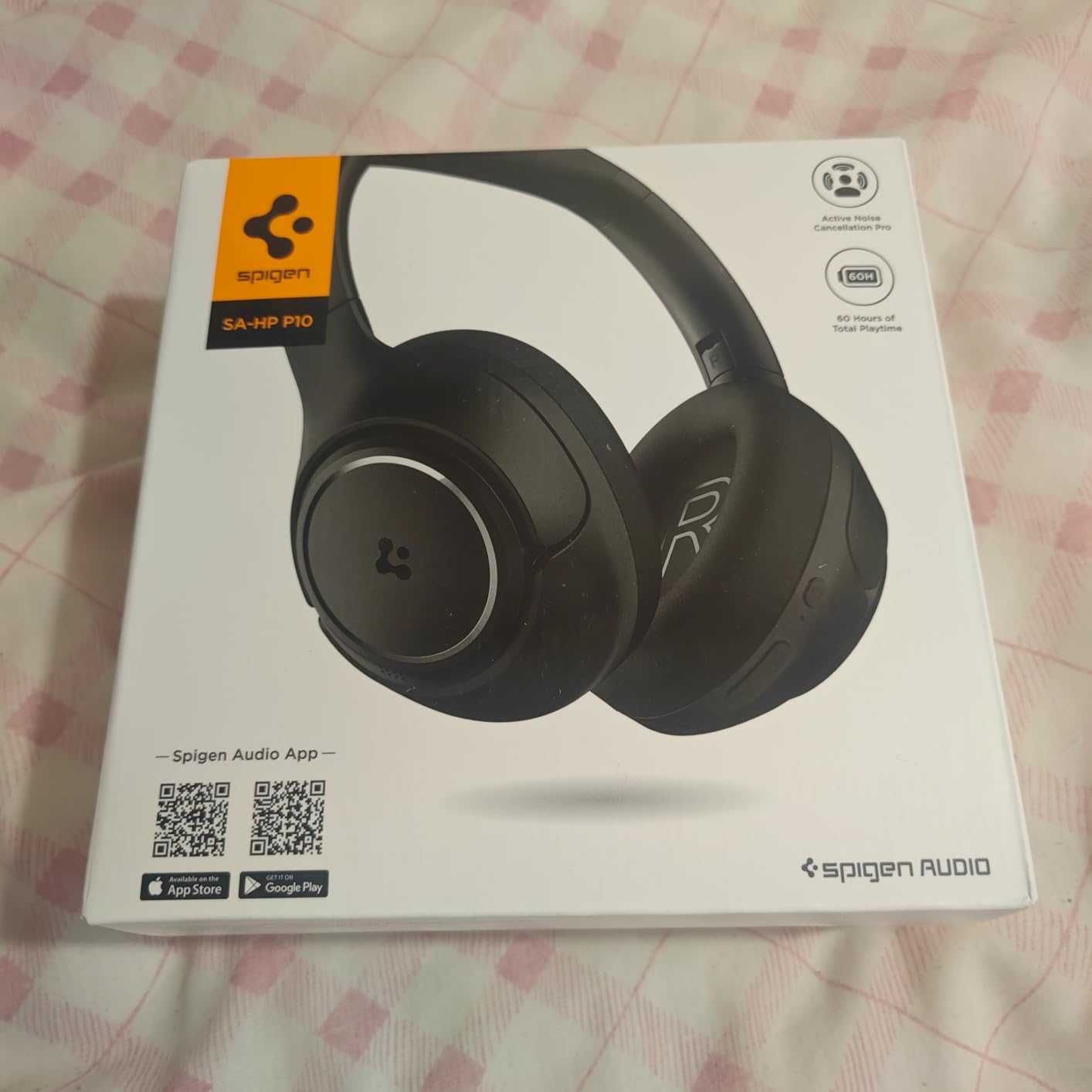 Слушалки Spigen Audio SA-HP P10 с активно шумопотискане, 60 часа