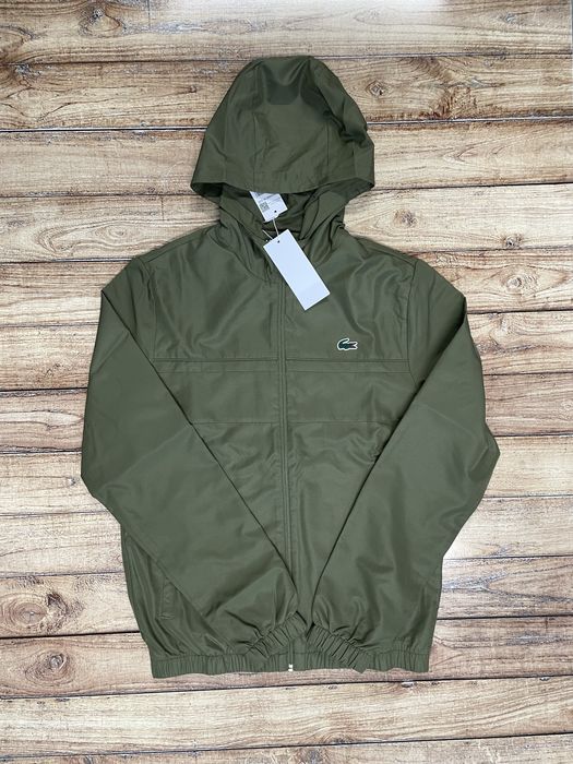 Geaca de vara Lacoste BH3466-00, Nr: 4 (S), Kaki, Originala - Noua!