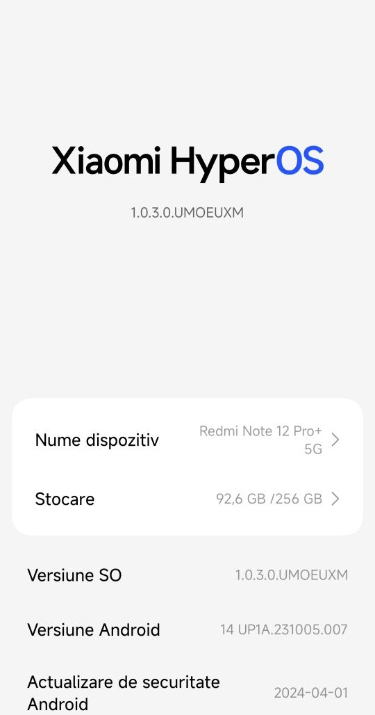 Xiaomi  Note 12 Pro Plus ,200 Mpx, Garanție 20 luni