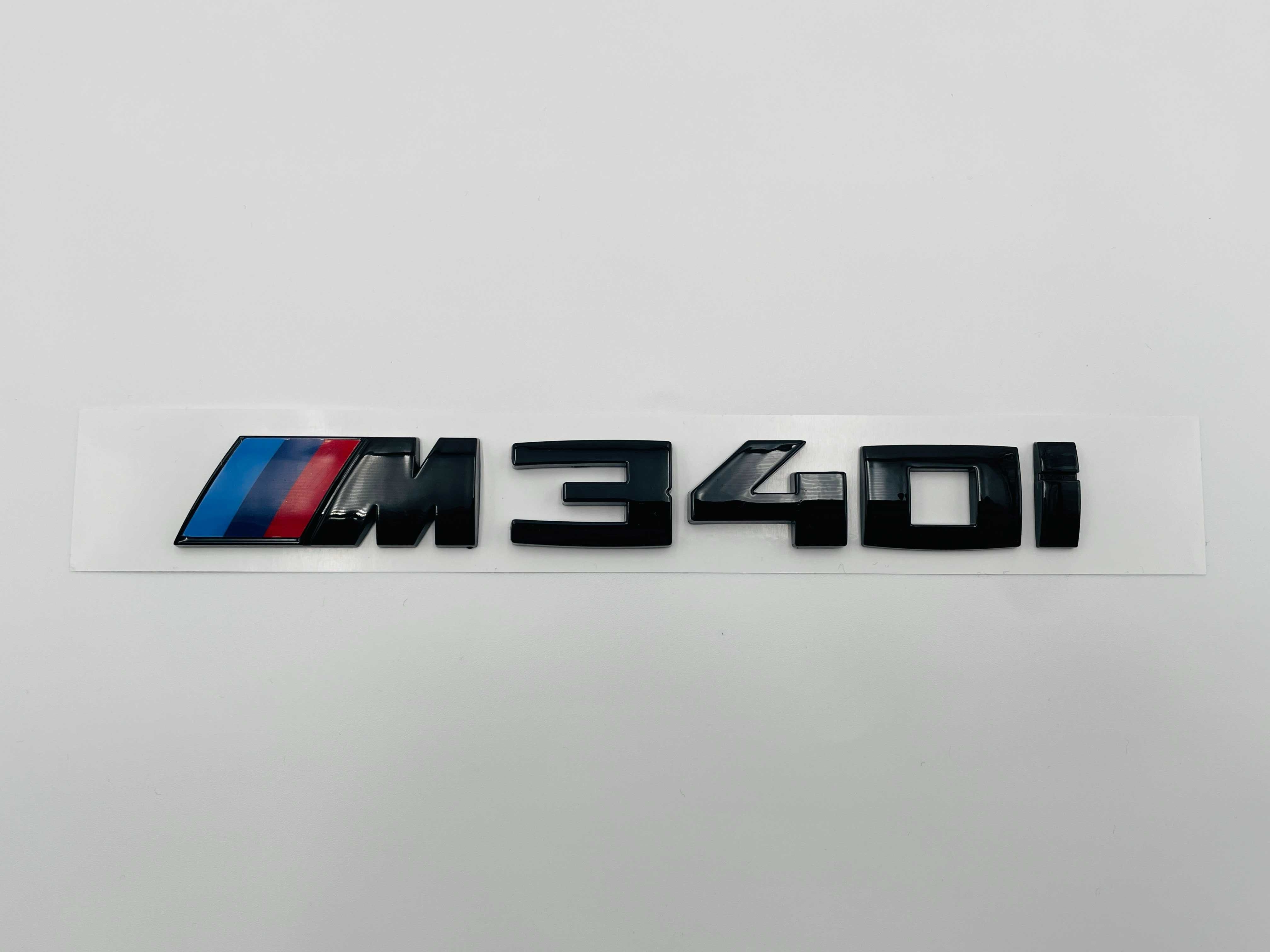 Emblema compatibila BMW 340i negru