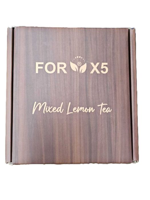 FORX5 билков лимонов чай за отслабване, енергия и тонус 30 сашета х 4г
