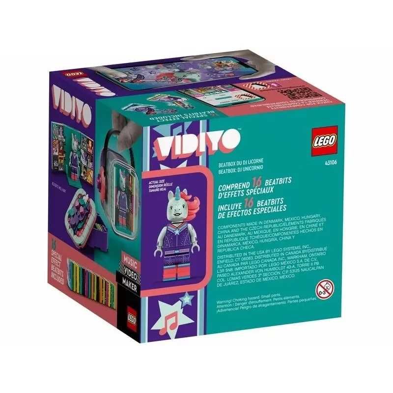 LEGO VIDIYO - Unicorn DJ BeatBox 43106, 84 piese