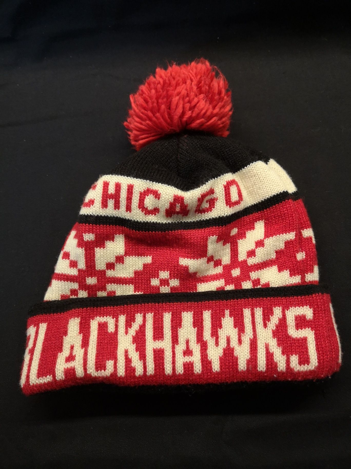 Фен шапка на Chicago Blackhawks