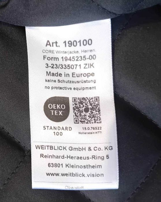 Geaca Lucru Weitblick Core de Iarna barbati L Parka