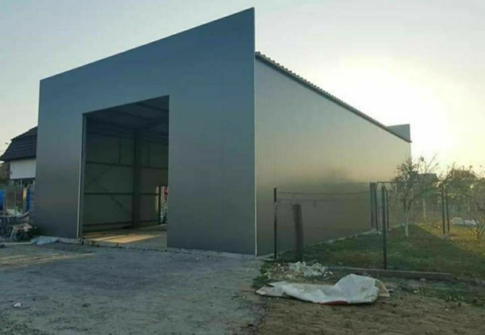 Vand hala metalica invelita cu panouri sandwich 6x15x4 sau 5m