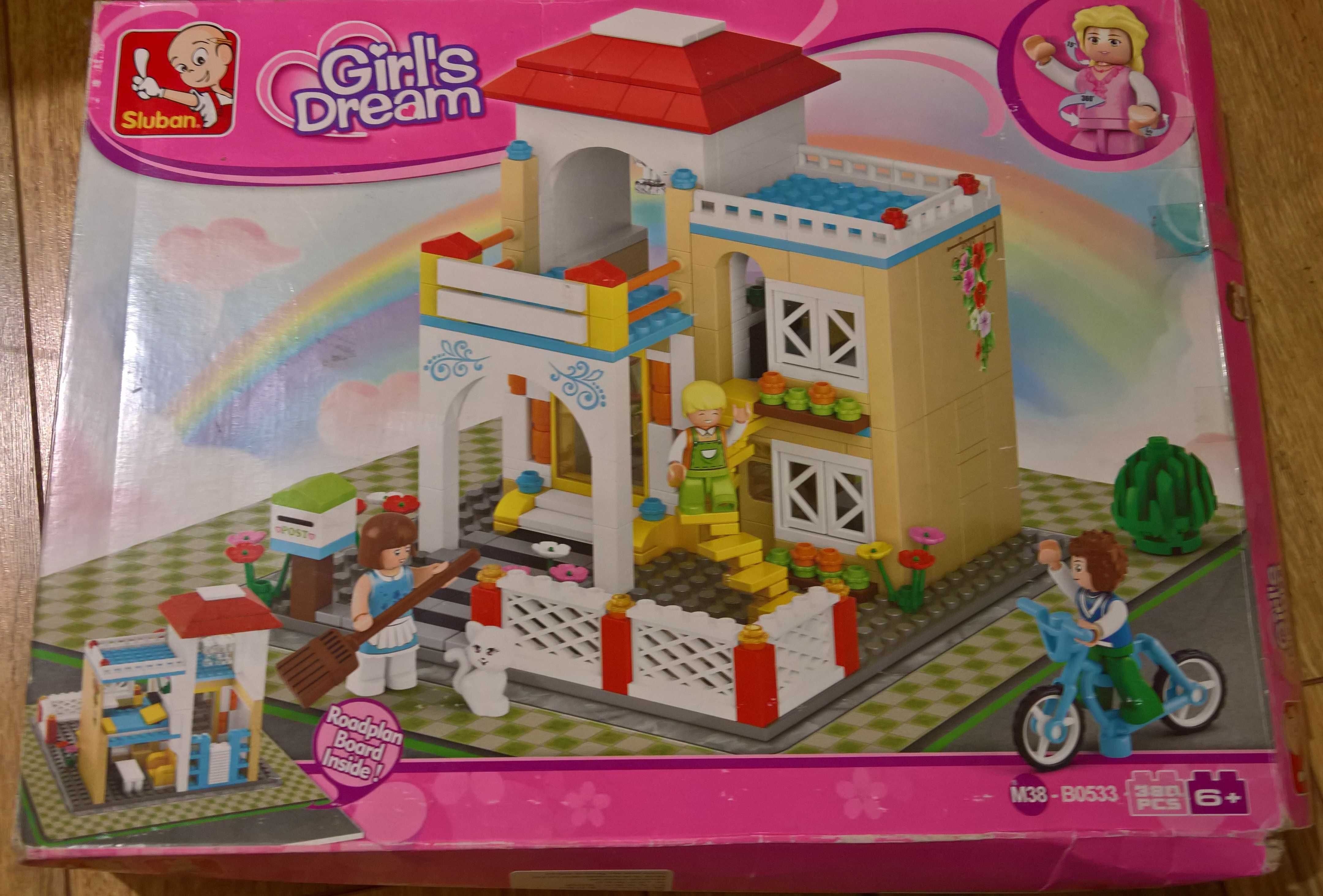 Set constructie Sluban Girl's Dream Villa/380 piese/compatibil Lego