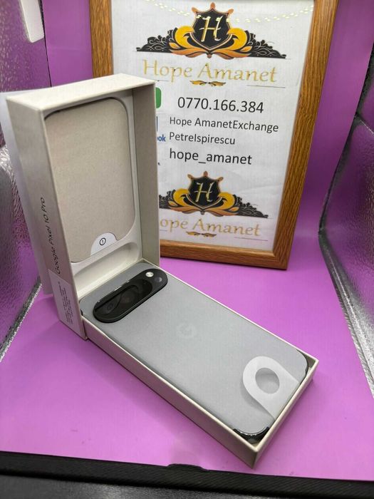HOPE AMANET P2-Google pixel 10 pro desigilat de proba 128 GB/12 RAM