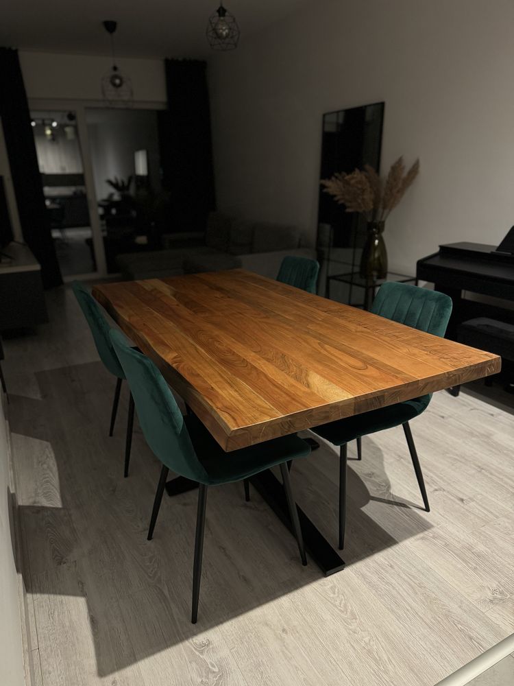 Masa Living. Culoare lemn acacia, lungime 180/latime90/inaltime76