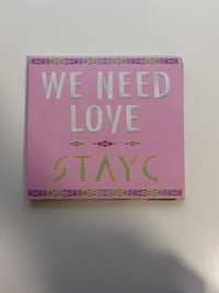 Album kpop stayc we need love digipack