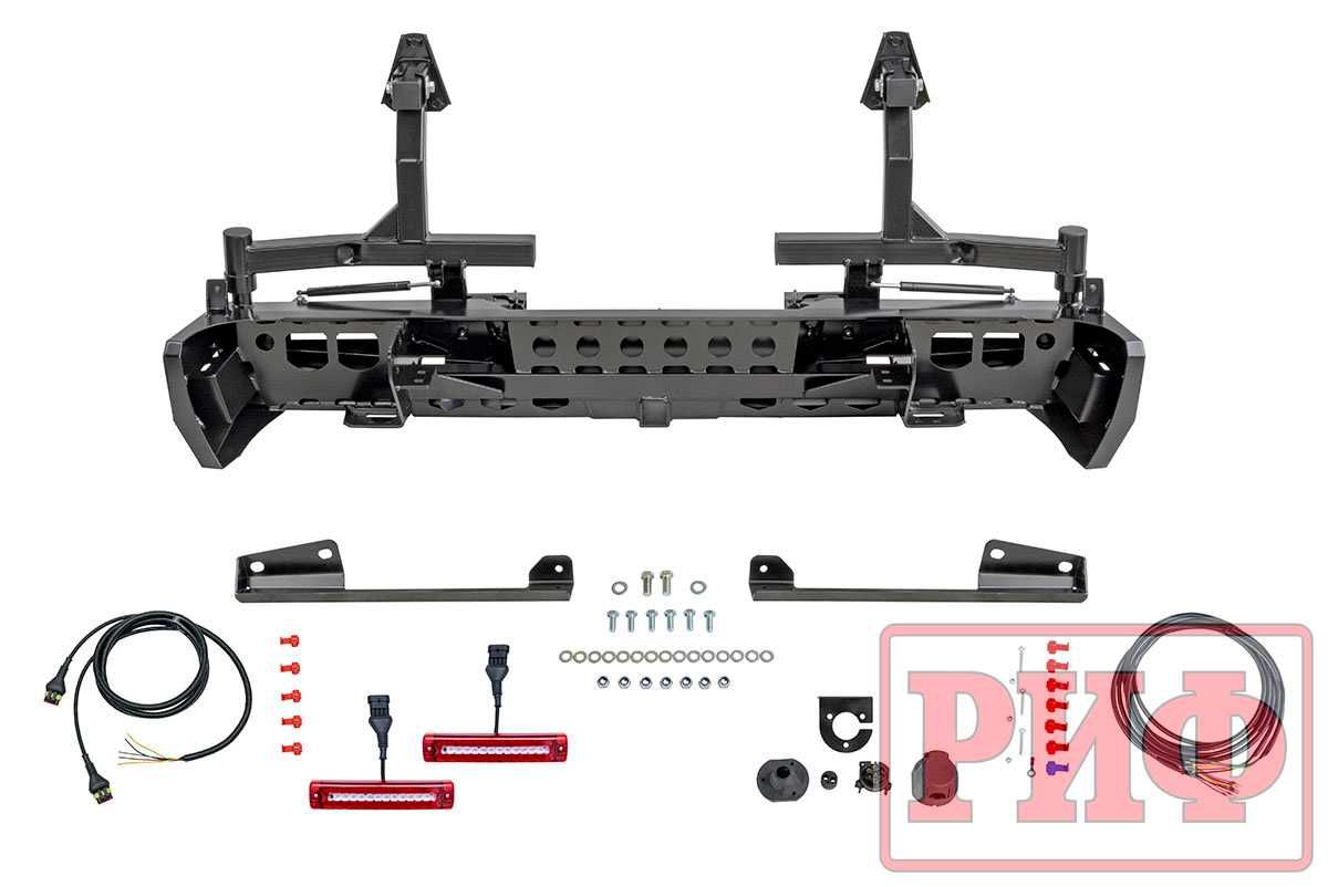 Бампер РИФ силовой задний Toyota Tundra