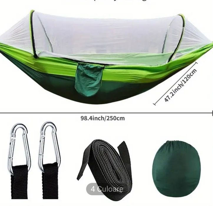 Hamac doua persoane cu plasa antitantar