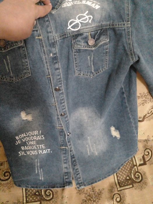 Жинсовый пиджакк