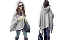Poncho cu gluga