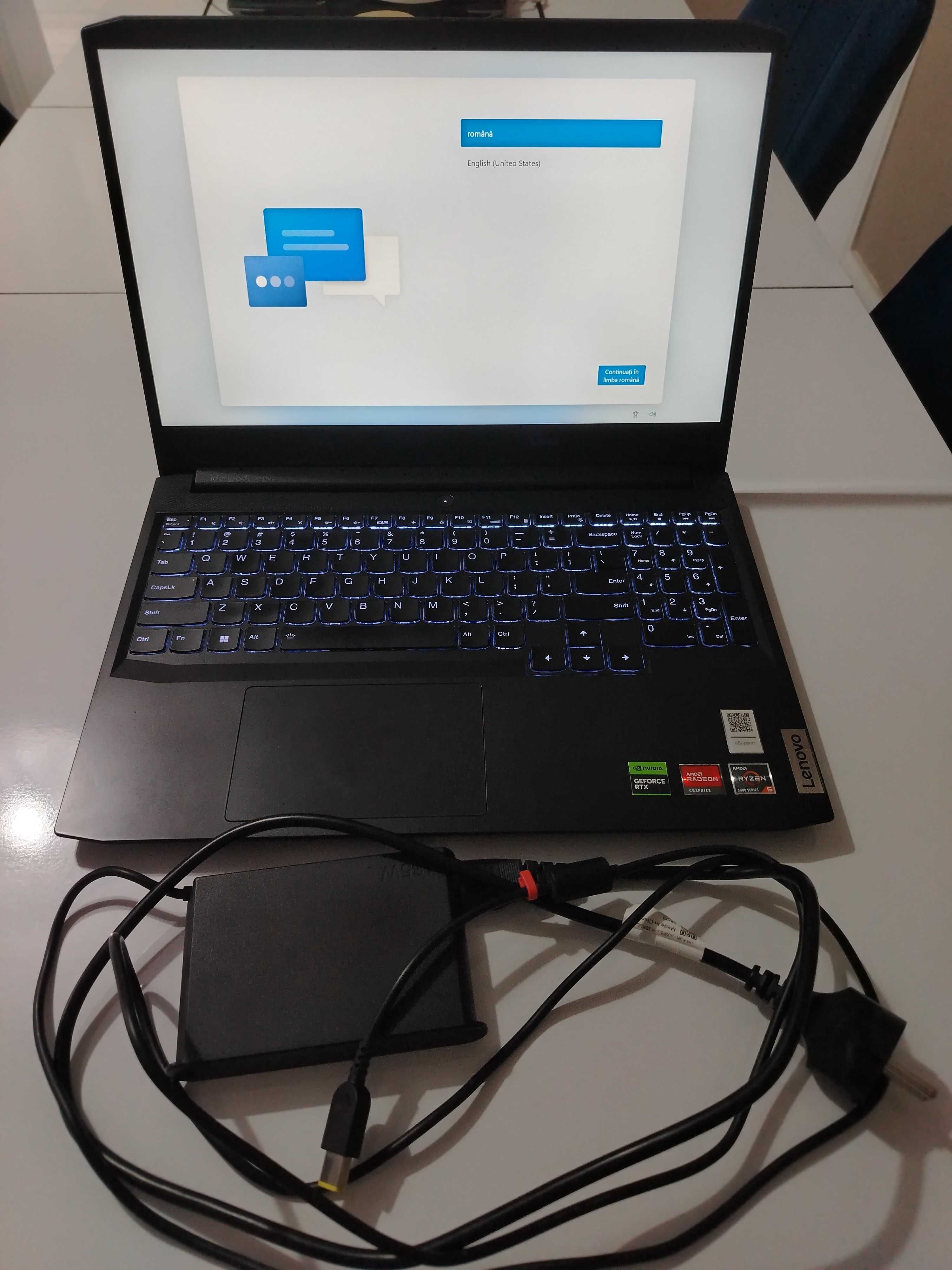 Laptop Lenovo Ideapad Gaming 3. Se vinde urgent!!