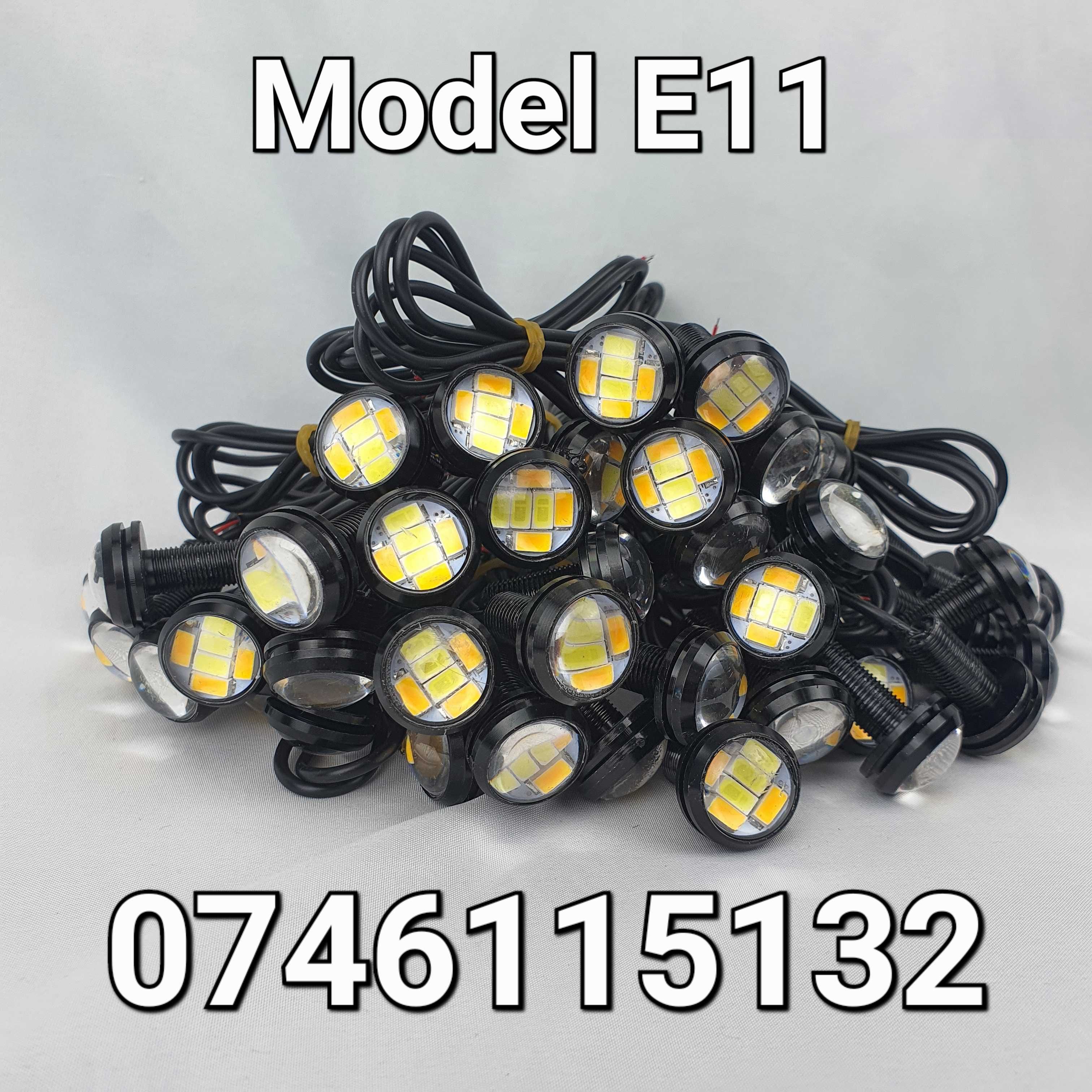 Mini Proiector LED-5W-Motocicleta-Moto-Atv-Pozitie-Semnalizare-Nou-E11