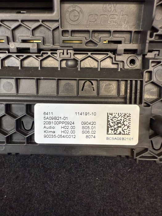 Panou clima radio digital ceramic BMW G30 G31